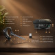 Techsuit Premium Bluetooth Headset SoundForce Pro (G10) BT5.1, Dual Mic ENC, 25H Talk Time Black
