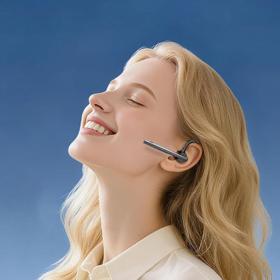 Techsuit Bluetooth Headset Vocelis Pro (CB4) Bluetooth 5.1, Hook Design, Noise Cancelling Microphone, 500mAh Blue Techsuit Bluetooth Headset Vocelis Pro (CB4) Bluetooth 5.1, Hook Design, Noise Cancelling Microphone, 500mAh Blue