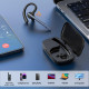 Techsuit Bluetooth Headset Vocelis Pro (CB4) Bluetooth 5.1, Hook Design, Noise Cancelling Microphone, 500mAh Blue Techsuit Bluetooth Headset Vocelis Pro (CB4) Bluetooth 5.1, Hook Design, Noise Cancelling Microphone, 500mAh Blue