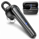 Techsuit Bluetooth Headset Voicera (CB3) Bluetooth 5.1, Hands Free, Noise Cancelling Microphone, 50h Talk Time Black