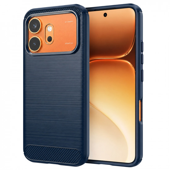 Techsuit Carbon Silicone Honor 600 / 600 Pro Blue Techsuit Carbon Silicone Honor 600 / 600 Pro Blue