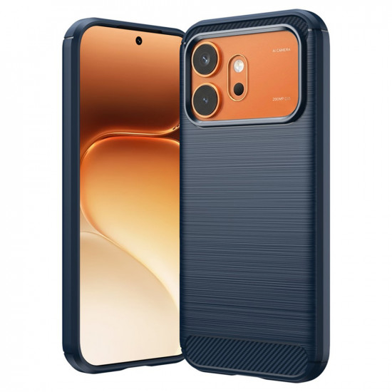 Techsuit Carbon Silicone Honor 600 / 600 Pro Blue Techsuit Carbon Silicone Honor 600 / 600 Pro Blue