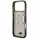 Lacoste Shockproof Transparent Frosted Gold Logo MagSafe Case for iPhone 17 Pro Max black