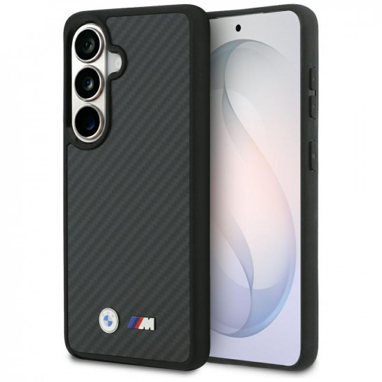 Case BMW M Kevlar Logo MagSafe for Samsung Galaxy S26 black