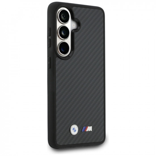 Case BMW M Kevlar Logo MagSafe for Samsung Galaxy S26 black