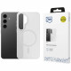 3MK Smoke MagCase Case for Samsung Galaxy S25, White 3MK Smoke MagCase Case for Samsung Galaxy S25, White