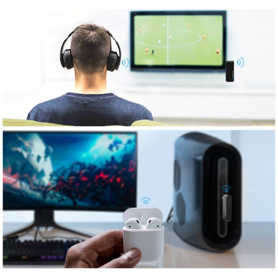 Bluetooth Audio Transmitter 4smarts B9 black Bluetooth Audio Transmitter 4smarts B9 black