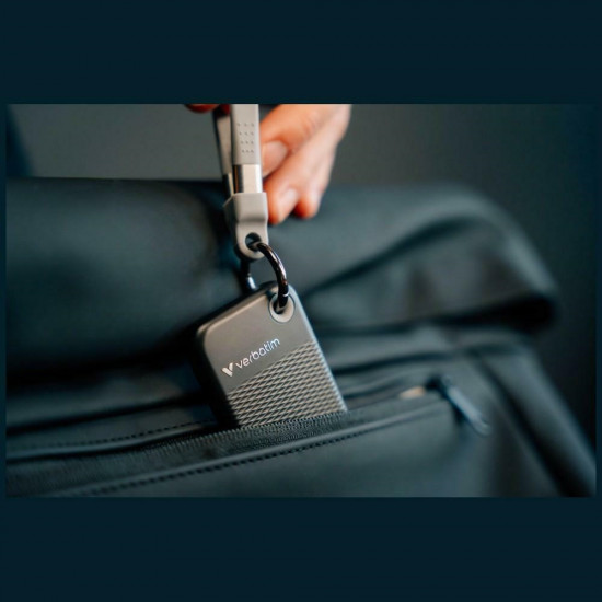 External Drive Verbatim Pocket SSD 128GB USB-C 3.2 Gen.2 Black and Gray 32432