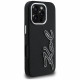 Case Karl Lagerfeld FW Grained Signature Logo for iPhone 16 Pro black Case Karl Lagerfeld FW Grained Signature Logo for iPhone 16 Pro black