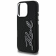 Case Karl Lagerfeld FW Grained Signature Logo for iPhone 16 Pro black Case Karl Lagerfeld FW Grained Signature Logo for iPhone 16 Pro black