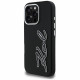 Case Karl Lagerfeld FW Grained Signature Logo for iPhone 16 Pro Max black