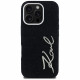 Case Karl Lagerfeld FW Jeans Signature Logo for iPhone 16 Pro Max black