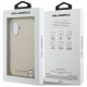 Karl Lagerfeld FW Stamped Karl MagSafe Case for iPhone 16 beige