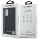 Karl Lagerfeld FW Stamped Karl MagSafe Case for iPhone 16 black