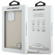 Karl Lagerfeld FW Stamped Karl MagSafe Case for iPhone 16 Pro Beige