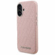 Karl Lagerfeld FW Stamped Karl MagSafe Case for iPhone 16 pink