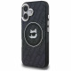 Case Karl Lagerfeld IML Choupette Head Logo MagSafe for iPhone 16 black