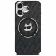 Case Karl Lagerfeld IML Choupette Head Logo MagSafe for iPhone 16 black