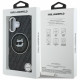 Case Karl Lagerfeld IML Choupette Head Logo MagSafe for iPhone 16 black