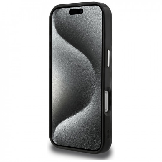 Case Karl Lagerfeld IML Choupette Head Logo MagSafe for iPhone 16 Pro black