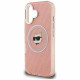 Case Karl Lagerfeld IML Choupette Head Logo MagSafe for iPhone 16 pink Case Karl Lagerfeld IML Choupette Head Logo MagSafe for iPhone 16 pink