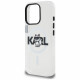 Case Karl Lagerfeld IML Choupette Sketch Logo MagSafe for iPhone 16 Pro Max transparent