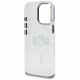 Case Karl Lagerfeld IML Choupette Sketch Logo MagSafe for iPhone 16 Pro Max transparent