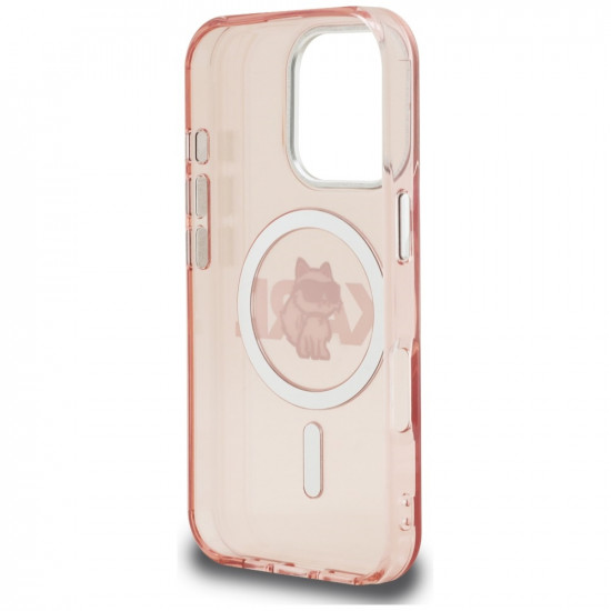 Case Karl Lagerfeld IML Choupette Sketch Logo MagSafe for iPhone 16 Pro pink Case Karl Lagerfeld IML Choupette Sketch Logo MagSafe for iPhone 16 Pro pink