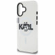 Case Karl Lagerfeld IML Choupette Sketch Logo MagSafe for iPhone 16 transparent