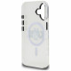 Case Karl Lagerfeld IML Choupette Sketch Logo MagSafe for iPhone 16 transparent