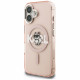 Case Karl Lagerfeld IML Choupette Sketch Logo MagSafe for iPhone 16 pink