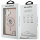 Case Karl Lagerfeld IML Choupette Sketch Logo MagSafe for iPhone 16 pink