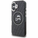 Case Karl Lagerfeld IML Glitter Karl &amp; Choupette Heads Logo MagSafe for iPhone 16 black