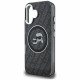 Case Karl Lagerfeld IML Glitter Karl &amp; Choupette Heads Logo MagSafe for iPhone 16 black