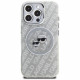 Case Karl Lagerfeld IML Glitter Karl &amp; Choupette Heads Logo MagSafe for iPhone 16 Pro Max gray