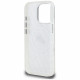 Case Karl Lagerfeld IML Glitter Karl &amp; Choupette Heads Logo MagSafe for iPhone 16 Pro Max gray