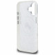 Case Karl Lagerfeld IML Glitter Karl &amp; Choupette Heads Logo MagSafe for iPhone 16 gray