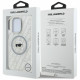 Case Karl Lagerfeld IML Karl Head Logo MagSafe for iPhone 16 Pro gray