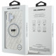 Case Karl Lagerfeld IML Karl Head Logo MagSafe for iPhone 16 gray