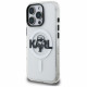 Karl Lagerfeld IML Karl Sketch Logo MagSafe Case for iPhone 16 Pro Max Clear