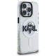 Karl Lagerfeld IML Karl Sketch Logo MagSafe Case for iPhone 16 Pro Max Clear