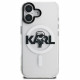 Karl Lagerfeld IML Karl Sketch Logo MagSafe Case for iPhone 16 Clear