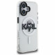 Karl Lagerfeld IML Karl Sketch Logo MagSafe Case for iPhone 16 Clear