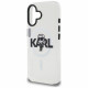 Karl Lagerfeld IML Karl Sketch Logo MagSafe Case for iPhone 16 Clear