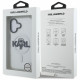 Karl Lagerfeld IML Karl Sketch Logo MagSafe Case for iPhone 16 Clear
