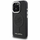 Case Karl Lagerfeld Initial &amp; Metal Logo MagSafe for iPhone 16 Pro black