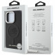Case Karl Lagerfeld Initial &amp; Metal Logo MagSafe for iPhone 16 Pro black