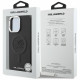 Case Karl Lagerfeld Initial &amp; Metal Logo MagSafe for iPhone 16 Pro Max black
