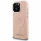 Case Karl Lagerfeld Initial &amp; Metal Logo MagSafe for iPhone 16 Pro Max pink