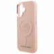 Case Karl Lagerfeld Initial & Metal Logo MagSafe for iPhone 16 pink Case Karl Lagerfeld Initial & Metal Logo MagSafe for iPhone 16 pink